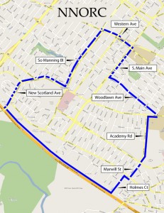 Reap the Benefits and Rewards of Living in the Albany NNORC NNORC Community Boundary Map